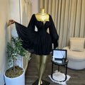 Elegant Vacation Mesh Tulle High Waist Dress