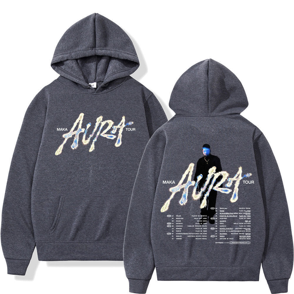 Rapper Maka  Aura Tour Merch Hoodies Men Women Clothing
