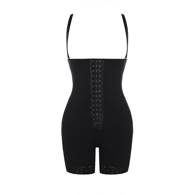 Zipper breasted jumpsuit