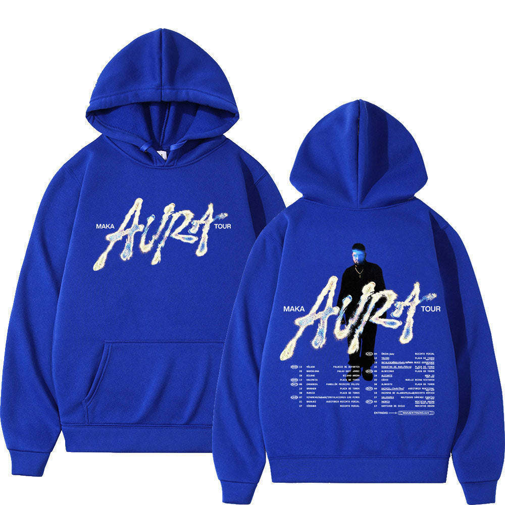 Rapper Maka  Aura Tour Merch Hoodies Men Women Clothing
