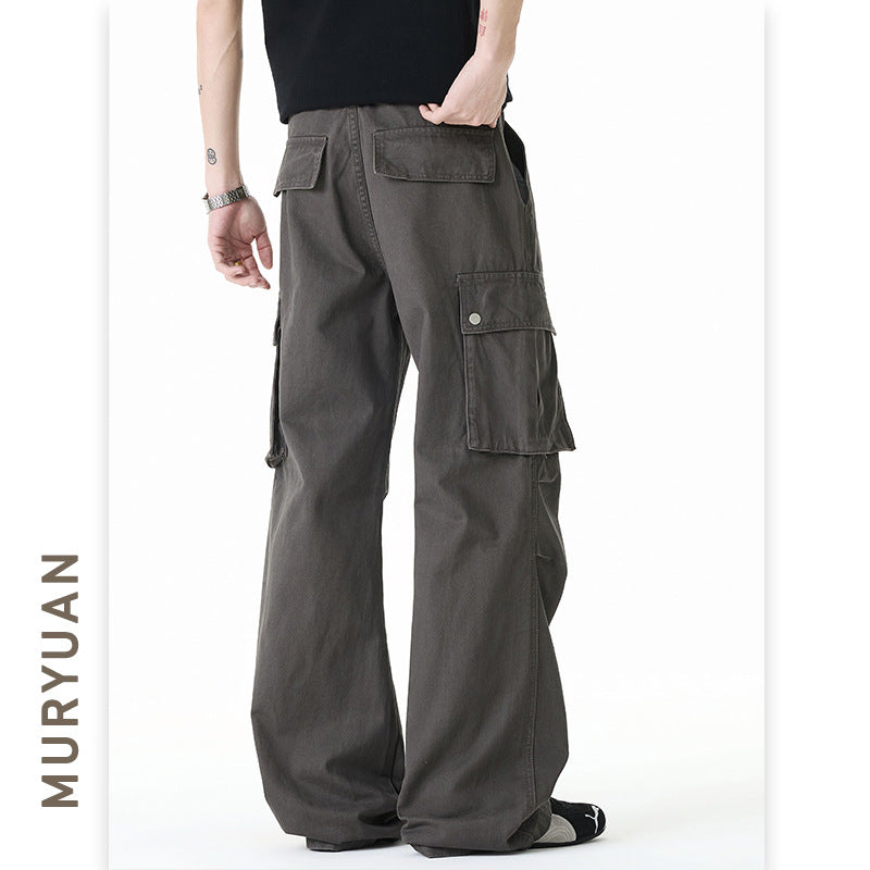Men's Clothing Tall and Long Vintage Cargo Pants for Men