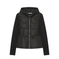 Hooded long sleeved jacket