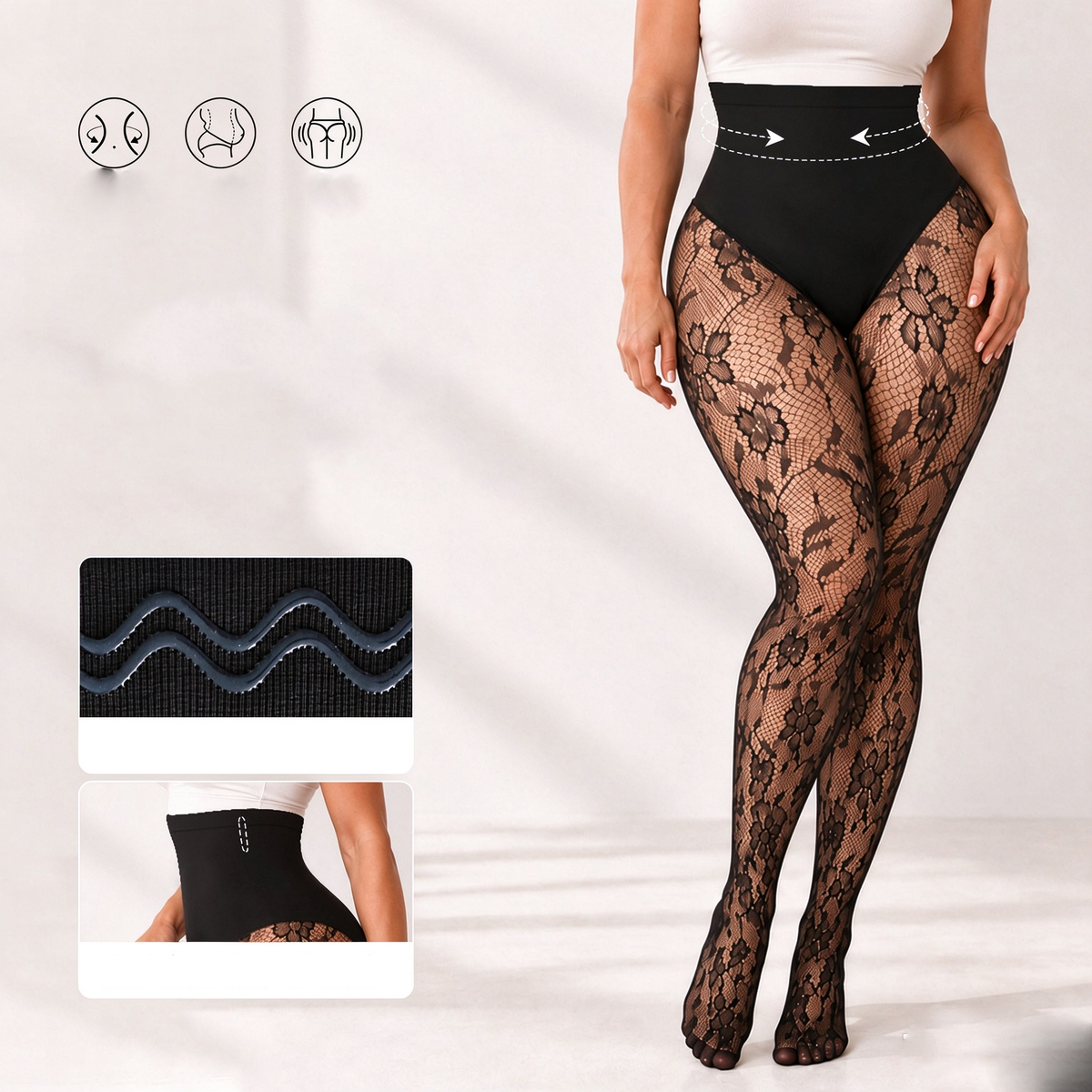 High waisted shaping leggings