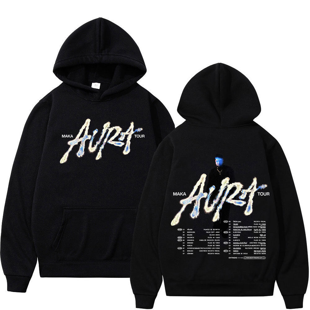Rapper Maka  Aura Tour Merch Hoodies Men Women Clothing