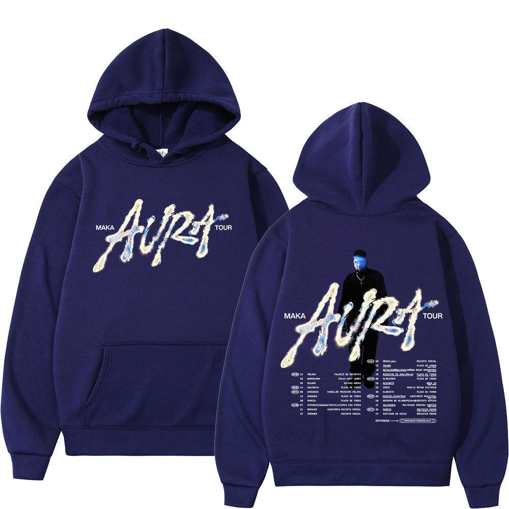 Rapper Maka  Aura Tour Merch Hoodies Men Women Clothing