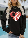 Long sleeved fleece hoodie