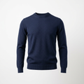 Men's Slim Fit Long Sleeve Crew Neck Sweater Autumn